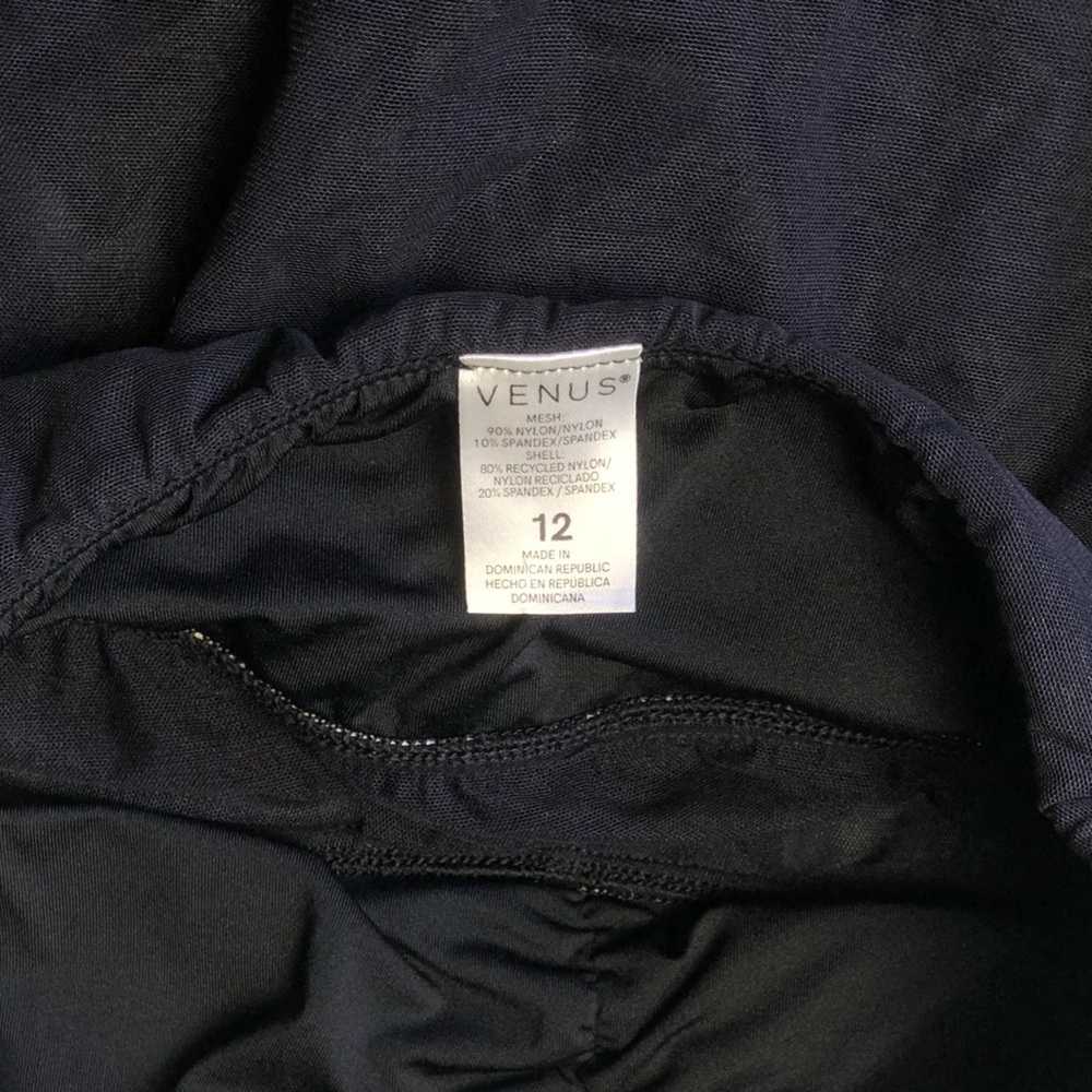 VENUS. Classic Bandeau Tankini - Black Beauty NWOT 12 - Picture 13 of 16